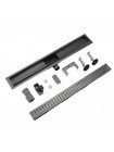 GAPPO G86007-39 Трап душевой 600*70 мм линейный оружейная сталь 