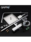 Gappo Futura G2418 Стойка для душа с тропическим душем и поворотным смесителем