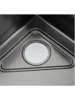 Кухонная мойка чёрная Gappo GS7246-6 нержавейка 720*460 мм 