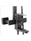 Wezer PRO16-02-BLACK Душевая система с тропическим душем чёрная