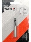 Магнитный держатель 1/4 60 мм Yato YT-0465