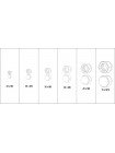 Набор колпачковых замкнутых полусферичных гаек М3-М10 из 150 предметов Yato YT-06775