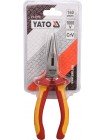 Длінногубци 160 мм VDE Yato YT-21154