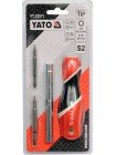 Отвертка с двухсторонними насадками Yato YT-25971
