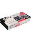Набор торцевых головок 10-19 мм 3/8'' с трещоткой и воротком Yato YT-38641