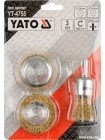 Щётки ручные проволочные со стрежнями Yato YT-4755