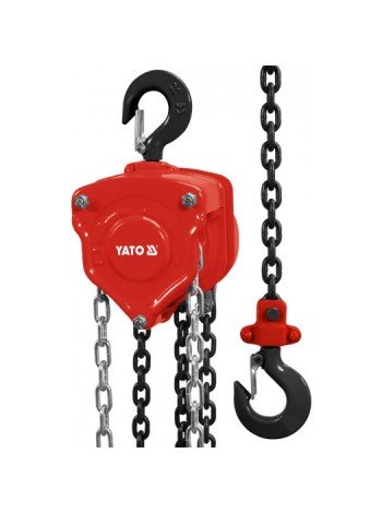 Промислова ручна ланцюгова таль до 10 тонн Yato YT-58957
