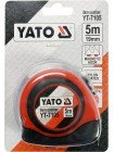 Рулетка с нейлоновым покрытием и магнитами 5 м х 19 мм Yato YT-7105