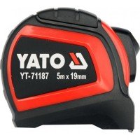 Рулетка з нейлоновим покриттям 5 м х 19 мм Yato YT-сімдесят одна тисяча сто вісімдесят сім