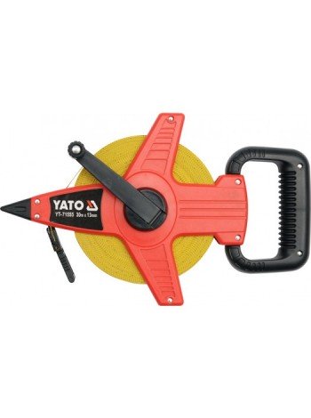 Мерная лента 30 м х 13 мм фиберглассовая Yato YT-71555