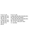 Набор из 42 насадок RIBE + Torx Yato YT-0420