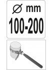 Ключ тросовый для масляных фильтров 100х200 мм Yato YT-0825