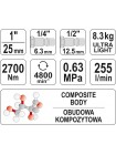 Профессиональный пневматический гайковерт 1'' Yato YT-09611