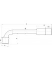 Ключ торцевой Г-образный 11 мм Yato YT-1631