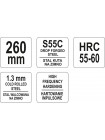 Ручные ножницы по листовому металлу 260 мм Yato YT-1970