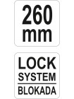 Ножиці по металу для гофри Yato YT-22380