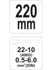 Электропассатижи 250 мм Yato YT-2302