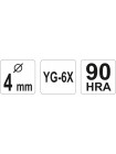 Сверло по стеклу и плитке 4 мм Yato YT-3725