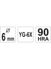 Сверло по стеклу и плитке 6 мм Yato YT-3726