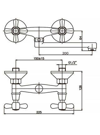 Змішувач для кухні Haiba DOMINOX 361 HB0094