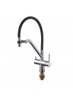 Смеситель для кухни с подключением к фильтру KOER KB-72006-01 KR3379 хром-чёрный