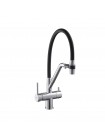 Смеситель для кухни с подключением к фильтру KOER KB-72006-01 KR3379 хром-чёрный