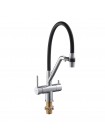 Смеситель для кухни с подключением к фильтру KOER KB-72006-01 KR3379 хром-чёрный