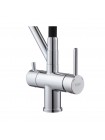 Смеситель для кухни с подключением к фильтру KOER KB-72006-01 KR3379 хром-чёрный