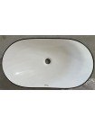 Раковина чаша у ванну 620х360х160 мм Mixxus Premium WAVE-0105 EDGE чорна MP6556