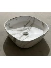 Умывальник на столешницу Mixxus Premium DIVERSE-0104 MARBLE 370х370х135 мм MP6537
