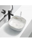 Умывальник на столешницу Mixxus Premium DIVERSE-0104 MARBLE 370х370х135 мм MP6537