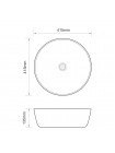 Раковина чаша у ванну Mixxus Premium ELLIPSE-0101 415х415х135 мм MP6531