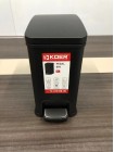 Відро для сміття з педаллю з плавним закриттям Koer TC-010108-05 чорний 8 л KR5593