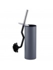 Підлоговий йоржик для унітазу Mixxus Premium Ellipse-TB0201 Graphite MI7068