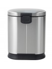 Ведро для мусора с педалью с плавным закрытием Mixxus Premium Strong-TC0120 SS Color 20 л нержавейка
