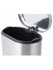Відро для сміття з педаллю та плавним закриттям Mixxus Premium Strong-TC0120 SS Color 20 л нержавійка