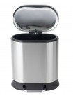 Відро для сміття з педаллю та плавним закриттям Mixxus Premium Strong-TC0120 SS Color 20 л нержавійка