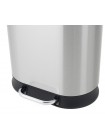 Ведро для мусора с педалью с плавным закрытием Mixxus Premium Strong-TC0105 SS Color 5 л нержавейка
