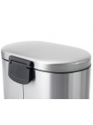 Ведро для мусора с педалью с плавным закрытием Mixxus Premium Strong-TC0105 SS Color 5 л нержавейка