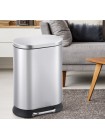 Ведро для мусора с педалью с плавным закрытием Mixxus Premium Strong-TC0105 SS Color 5 л нержавейка