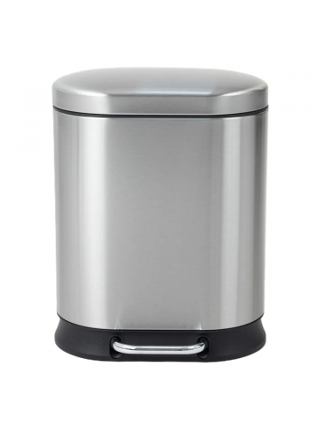 Відро для сміття з педаллю та плавним закриттям Mixxus Premium Strong-TC0105 SS Color 5 л нержавійка