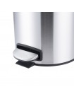 Ведро для мусора с педалью с плавным закрытием Mixxus Ellipse-TC0212 SS Color 12л MI8399