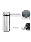 Сенсорне кругле відро для сміття Mixxus Premium Ellipse-TC0109 Chrome-Black 9 л хром-чорне MI7083