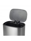 Овальне відро для сміття з плавним закриттям Mixxus Premium Diverse-TC0112 SS Color 12 л нержавійка
