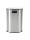 Овальне відро для сміття з плавним закриттям Mixxus Premium Diverse-TC0112 SS Color 12 л нержавійка