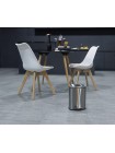 Прямокутне відро для сміття з плавним закриттям Mixxus Bevel-TC0112 SS Color 12 л нержавійка