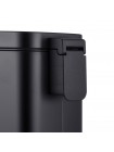 Прямоугольное ведро для мусора с плавным закрытием Mixxus Premium Quadro-TC0105 Black 5 л чёрный