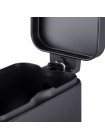 Прямоугольное ведро для мусора с плавным закрытием Mixxus Premium Quadro-TC0105 Black 5 л чёрный