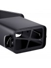Прямоугольное ведро для мусора с плавным закрытием Mixxus Premium Quadro-TC0105 Black 5 л чёрный