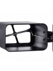 Прямоугольное ведро для мусора с плавным закрытием Mixxus Premium Quadro-TC0105 Black 5 л чёрный